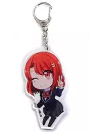 [Original] Acrylic Key Holder Picture A (Love Landing) Love Landing Illustration Exhibition / 50 ON & Torannoana