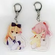 [Original] Acrylic Key Holder Set Aria & Iroha (Utsunomiya Ball of Ground Sardine) C95 / Anchobi Rabbit