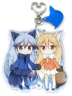 【けものフレンズ】アクリルキーホルダー キタキツネ＆ギンギツネ(無人少女) /無人少女