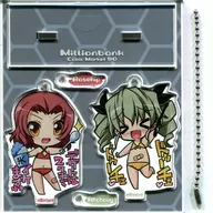 [GIRLS & PANZER] Acrylic Stand Rose Hip & Anchovy (Hisashi Senomoto) C90 / Marionbanku