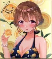 【オリジナル】複製色紙(桜ひより) C96/ひよこサブレ