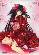 【オリジナル】複製サイン入りA4イラストフィルム 桜娘 通常ver(CARNELIAN) /comプランニング