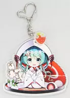 [Vocaloid] Acrylic Key Holder Yukimiku 2013 ver Hatsune Miku (Yuge Nonoko) / Cubed Udon Noodles