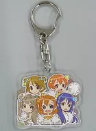 【ラブライブ!】アクリルキーホルダー 5人組(いとうのいぢ) /富士壺機械