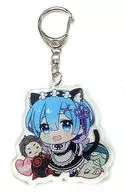 [Re:Zero kara Hajimeru Isekai Seikatsu] Acrílico Key Holder Rem (Yasuyuki & Gaoo & Ayami) C95/Paper Cutting Sasami & Makaron Daitei & ハチゴ