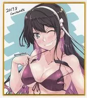 [Kantai Collection ~ Kan Colle ~] Mini Duplicate Shikishi Long Wave (Mikage Kishi) C96/ ¿Cuál es mañana?