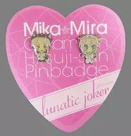 【オリジナル】ピンバッジセット(月神るな) 2011Winter/lunatic joker