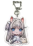 [Original] Acrylic Key Holder Ao-chan (Mafuyu) C99/salmon