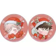[Uneven Sugar Days] metal badge Set Yujiro & Tears (Warm Water) 2022.1 / Boiling