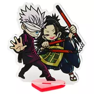 [Jujutsu Mawari] Stand acrílico Satoru Gojo e Nobuko / Jitate Dash