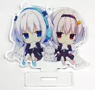 【オリジナル】アクリルスタンドキーホルダー 愛澄みんと＆愛澄ばにら(muku) C95/apupop