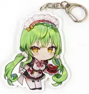 [Original] Acrílico Key Holder Green Chan (Momoko) C100 / sashimi Nekoya
