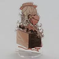 [Original] Mini Acrylic Stand Crying Face ver Strawberry & Sakura Chocolate Cake (Akakura) Akakura personal exhibition Ludique/pixiv WAEN GALLERY