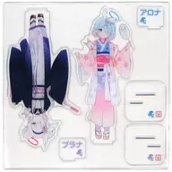 【ブルーアーカイブ】アクリルスタンド 正月ver アロナ＆プラナ(イカたると) C104/MARINE IRIS