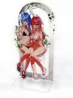 [Virtual Youkyr] Yurayura Acrylic Stand miComet Sakuramiko & Hoshimachi Usui (Motsu-nuki) C104 / Motsu-nuki horumon offal meat