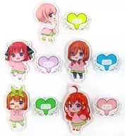 [The Quintessential Quintuplets] Acrylic Stand 5-Kind Set (Chi) C100 / Mochibuten