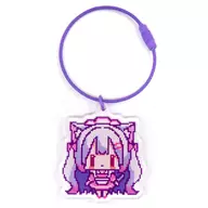 【オリジナル】選べるワイヤーキーホルダー 絵柄B しろも(桃稚ちあ) C105/ももちあ教