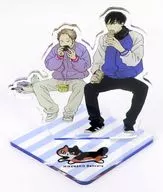 Mita Neko Acrylic Figure Stand 02 Lunch Amano Riku & Miike Yuichi (Shimaji) / Shimaji