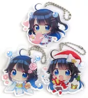 [Virtual YouTuber] Acrylic Key Holder Set Seasonal Ackey Set 2021 夢観 Ruruno (Mizutama Hiyoko)