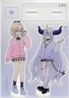 【バーチャルYoutuber】アクリルスタンド 風真いろは＆ラプラス・ダークネス(Rikotan) /名前にたん付けもうキツい