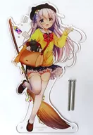 【オリジナル】特大アクリルスタンド ほうき 看板娘ちゃん(三輪フタバ) /CHOCOLATE CUBE