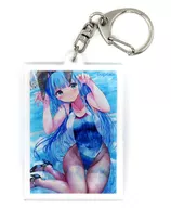 【オリジナル】アクリルキーホルダー 絵柄E(緒方てい) 緒方てい展2～色めく少女達～/緒方亭＆とらのあな