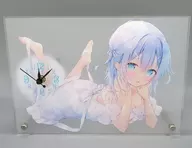 【オリジナル】アクリルクロック 絵柄A(飴玉コン) 飴玉コン展 Le sourire fleuri/あめうさぎ＆とらのあな