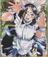 【オリジナル】イラスト展開催記念色紙(ガガイモ) ガガイモ展 ～黒髪艶美人～/ガガイモマン＆とらのあな