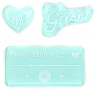 【ギヴン】アクリルステッカーセット 天使と悪魔ver J.GARDEN58/キヅナツキ