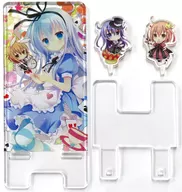 【艦隊これくしょん～艦これ～】アクリルスマホスタンド 第六駆逐隊(シロガネヒナ) コミケットSP6/MILK BAR