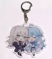 【バーチャルYouTuber】ししらみアクリルキーホルダー 獅白ぼたん＆雪花ラミィ(sui) C102/百合=18L