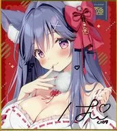 [直筆サイン入り]【オリジナル】トレーディングミニ色紙 うたちゃん(ぱん) C107/ぱんのみみ