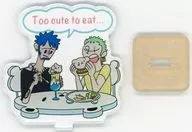 【ワンピース】アクリルスタンド ロゾとシロクマカフェ(ちゃい太郎) 超GRANDLINE CRUISE 2022夏/虹色紅茶