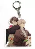 【オリジナル】アクリルキーホルダー 1バージョン 御徒町＆湯島(仔縞楽々) 仔縞楽々先生POP UP SHOP/フロマージュブックス