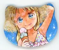 【苺ましまろ】ねこちゃんアナちゃんキラキラ缶バッチ アナ・コッポラ（ばらスィー） サンシャインクリエイション2026 Spring/SWEET ROSE