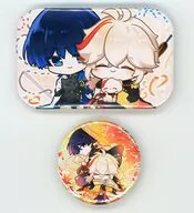 【原神-GENSHIN-】放万缶バッジセット ver秋 放浪者＆楓原万葉(ゆきもち) 神ノ叡智21/tre27