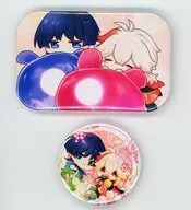 【原神-GENSHIN-】放万缶バッジセット ver春 放浪者＆楓原万葉(ゆきもち) 神ノ叡智15/tre27