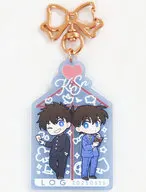 【名探偵コナン】アクリルキーホルダー 黒羽快斗＆工藤新一(M2号) SUPER COMIC CITY 32 恋のカイシンゲキ 11/LOG