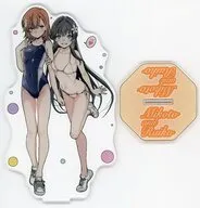【とあるシリーズ】アクリルスタンド 御坂美琴＆佐天涙子(にえあ) COMIC1☆28/Salt Peanuts