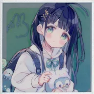 【オリジナル】箔押しサイン入りアクリル色紙(せんちゃ) C107/sencyairo