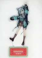 【バーチャルYoutuber】アクリルスタンド 21㎝版 制服パーカー Vのすがた(すいみゃ) Vのすがた4周年グッズ/Chilly polka
