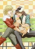 【TIGER＆BUNNY】カラーイラストカード 鏑木・T・虎徹＆バーナビー・ブルックスJr.(稲荷家房之介) SUPER COMIC CITY21/赤い猫ニョ団