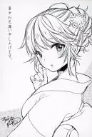 【アイドルマスター】ポストカード 星井美希(浴衣ver./すめらぎ琥珀) C82/L.L.MILK