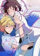 【デュラララ!!】ポストカード サイケデリックver.臨也＆津軽島静雄(のりくろ)/池袋なう