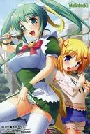 【めろんちゃん】ポストカード めろんちゃん＆れもんちゃん(木鈴カケル) 2009/メロンブックス