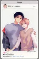 [Original] SNS Style Clear Postcard Shiro & Renge (Yokota Tanaka Mori) J. GARDEN53 / Mototama