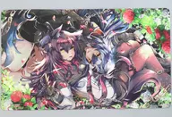 【アークナイツ】デスクマット テキサス＆ラップランド(みるい) /タコパン