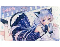 【オリジナル】黒猫ララのラバーマット(結城リカ) C103/sakurawhite