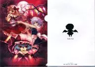 [Toho Project] A4 plastic trasparent file folder Beni Makan (Plum Base) Beni no Hiroba 2 / Honey Dip