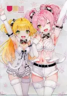[idol Master] A4 Clear File Jougasaki Mika & Jougasaki Rika C91 / United States Netamamecol